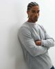 ASOS DESIGN ASOS DESIGN long sleeve t-shirt in gray heather waffle - 1