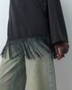 ASOS DESIGN ASOS DESIGN long sleeve washed fringe trim skate t-shirt in black - 4