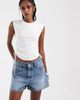 ASOS DESIGN ASOS DESIGN longer A-line shorts in vintage-Blue - 1