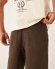ASOS DESIGN ASOS DESIGN longer length denim jorts with box pleat in brown wash - 2