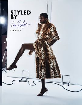 ASOS DESIGN ASOS DESIGN longline belted faux fur coat in leopard-Brown