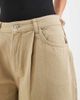 ASOS DESIGN ASOS DESIGN longline bermuda shorts in sand wash-Neutral - 4