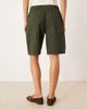 ASOS DESIGN ASOS DESIGN longline boxer shorts in paper touch cotton in khaki-Green - 4