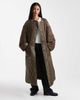 ASOS DESIGN ASOS DESIGN longline hybrid jacket in khaki green and brown - 1