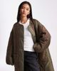 ASOS DESIGN ASOS DESIGN longline hybrid jacket in khaki green and brown - 2