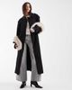 ASOS DESIGN ASOS DESIGN longline oversized trench coat in black - 1