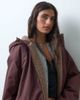 ASOS DESIGN ASOS DESIGN longline rain coat with borg liner in mushroom-Brown - 2