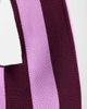 ASOS DESIGN ASOS DESIGN loop through clutch purse in pink and burgundy stripes-Multi - 3