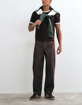 ASOS DESIGN ASOS DESIGN loose carpenter jeans in raw brown