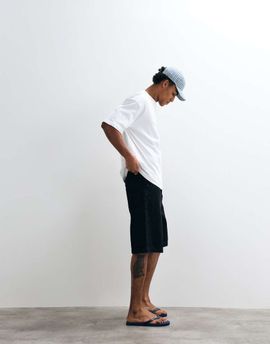 ASOS DESIGN ASOS DESIGN loose denim jorts in black