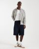 ASOS DESIGN ASOS DESIGN loose denim jorts in raw indigo with contrast stitch-Blue - 1