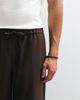 ASOS DESIGN ASOS DESIGN loose elasticized pants with pleats in brown herringbone - 3