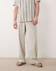ASOS DESIGN ASOS DESIGN loose elasticized pants with pleats in stone herringbone-Neutral - 3