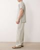 ASOS DESIGN ASOS DESIGN loose elasticized pants with pleats in stone herringbone-Neutral - 4