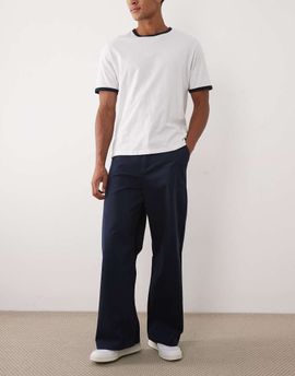 ASOS DESIGN ASOS DESIGN loose fit chinos in navy