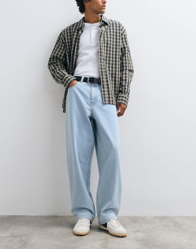 ASOS DESIGN ASOS DESIGN loose jeans in light wash blue