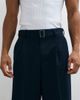 ASOS DESIGN ASOS DESIGN loose leg dress pants with buckle belt in navy - 2