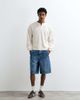 ASOS DESIGN ASOS DESIGN loose longer length jorts in light wash blue with pintuck - LBLUE - 1