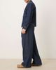ASOS DESIGN ASOS DESIGN loose pinstripe jeans in raw wash with pleats-Blue - 3