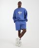 ASOS DESIGN ASOS DESIGN loose sports jersey shorts with piping in blue - 1
