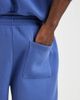 ASOS DESIGN ASOS DESIGN loose sports jersey shorts with piping in blue - 4