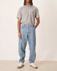 ASOS DESIGN ASOS DESIGN loose straight fit subtle green tint light wash jeans-Blue - 1