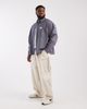 ASOS DESIGN ASOS DESIGN loose straight leg pants with pleats in stone-Neutral - 2