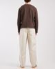 ASOS DESIGN ASOS DESIGN loose straight leg pants with pleats in stone-Neutral - 3