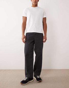 ASOS DESIGN ASOS DESIGN loose textured jeans in washed black