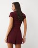 ASOS DESIGN ASOS DESIGN lounge ribbed mix & match pajama short in fig-Purple - 3