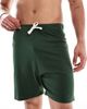 ASOS DESIGN ASOS DESIGN lounge shorts with drawstring in khaki-Green - 3