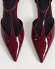 ASOS DESIGN ASOS DESIGN Lover pointed toe t-bar ballet flats in burgundy-Red - 2