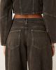 ASOS DESIGN ASOS DESIGN low rise barrel jeans in brown - part of a set - 4