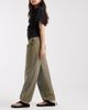 ASOS DESIGN ASOS DESIGN low rise slim balloon pants in khaki green - 2