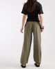 ASOS DESIGN ASOS DESIGN low rise slim balloon pants in khaki green - 3