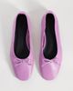 ASOS DESIGN ASOS DESIGN Lucian premium bow detail ballet flats in lilac leather-Purple - 2