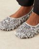 ASOS DESIGN ASOS DESIGN Lucid sequin ballet flats in silver - 4