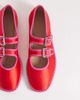ASOS DESIGN ASOS DESIGN Lumina mary jane ballet flats in red and pink - 3