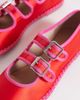 ASOS DESIGN ASOS DESIGN Lumina mary jane ballet flats in red and pink - 4