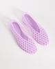 ASOS DESIGN ASOS DESIGN Luminous jelly caged ballet flats in lilac-Purple - 3