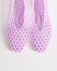 ASOS DESIGN ASOS DESIGN Luminous jelly caged ballet flats in lilac-Purple - 4