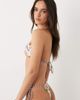 ASOS DESIGN ASOS DESIGN Luna double tie side bikini bottom in tropical print-Multi - 4