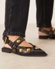 ASOS DESIGN ASOS DESIGN Luxor studded mary jane ballet flats in black - 1