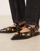ASOS DESIGN ASOS DESIGN Luxor studded mary jane ballet flats in black - 2