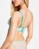 ASOS DESIGN ASOS DESIGN Mable premium embroidered floral longline soft bra with picot trim in teal-Green - 3