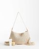 ASOS DESIGN ASOS DESIGN macrame shoulder bag with fringe detail in neutral - 2