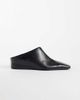 ASOS DESIGN ASOS DESIGN Maeve premium leather concealed wedge mules in black - 1