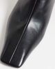 ASOS DESIGN ASOS DESIGN Maeve premium leather concealed wedge mules in black - 3