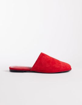 ASOS DESIGN ASOS DESIGN Magnolia premium suede mules in red