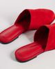 ASOS DESIGN ASOS DESIGN Magnolia premium suede mules in red - 3
